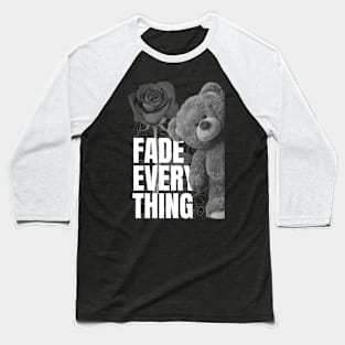 Fade Everything Bear Baseball T-Shirt